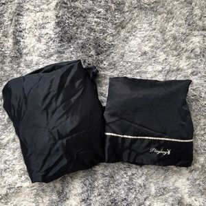 Black king size playboy sheets